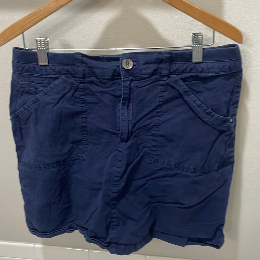 Croft & barrow Navy Cotton Blend Skorts Sz 12